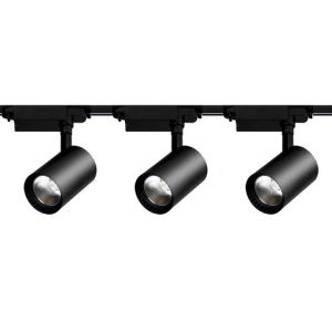 3'Lü Led Ray Spot Aydınlatma Seti 1 Metre Siyah 3X30W (Ray Dahil)