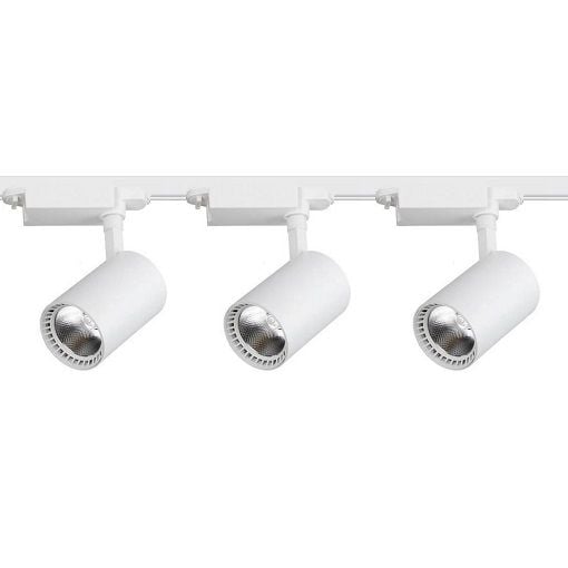 3'Lü Led Ray Spot Aydınlatma Seti 1 Metre Beyaz 3X30W (Ray Dahil)