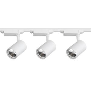 3'Lü Led Ray Spot Aydınlatma Seti 1 Metre Beyaz 3X30W (Ray Dahil)