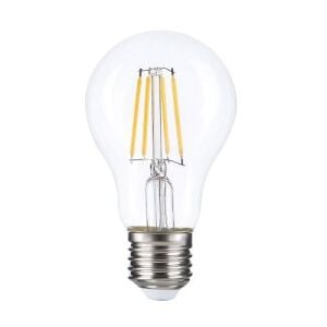 Dış Mekan Bahçe Aydınlatma Seti - 20'li E27 Duylu Zincir Işık + 6W 3000K Şeffaf LED Ampuller Dahil (Komple Hazır Ürün)