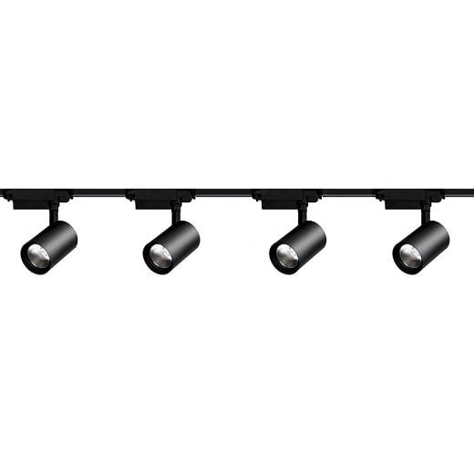 4'Lü Led Ray Spot Aydınlatma Seti 2 Metre Siyah 4X30W (Ray Dahil)