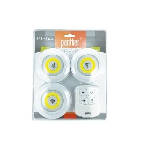Fener Panther Pt-123 Led Lamba Seti Kumandalı Pilli