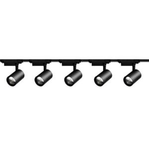 5'Li Led Ray Spot Aydınlatma Seti 2 Metre Siyah 5X30W (Ray Dahil)