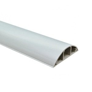 Balıksırtı kanal 60x15 mm Beyaz Yapışkanlı