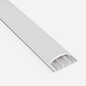 Balıksırtı Kanal 75X18 Mm Beyaz Yapışkanlı