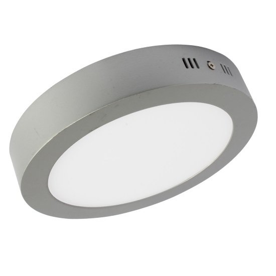 Lamptime Sıvaüstü Led Armatür 24W Yuvarlak 6500K Gri Gövde