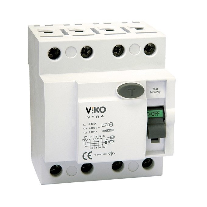 Viko 4X25A 30Ma Kaçak Akım Rölesi Vtr4-2530