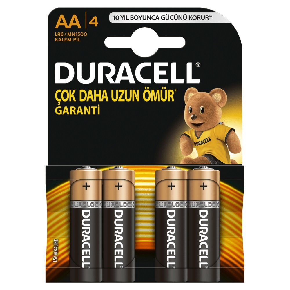 Duracell Aa İnce Pil - 4'Lü Paket