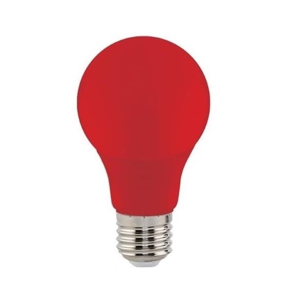 Ampul Led Renkli Normal Ampul Tipi E27 3-5W Kırmızı
