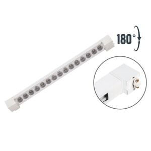 ARMATÜR LINEER LED RAY SPOT MERCEK 30W BEYAZ GÖVDE 6500K BEYAZ ZMR-241/B.65