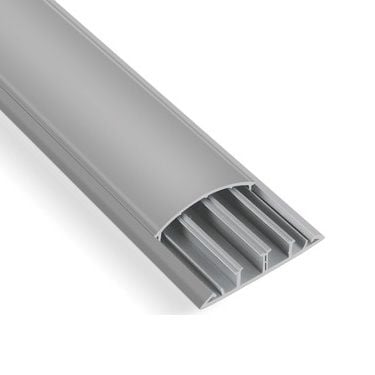 DE-PA 90x20 cm Balıksırtı Kablo Kanalı Gri