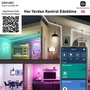 AKILLI EV SİSTEMİ ONVEC AKILLI LED AMPUL