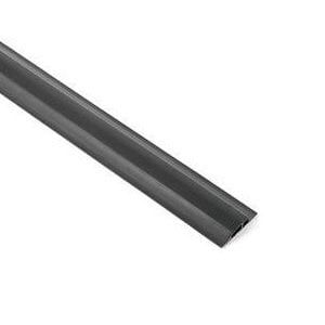Siyah Balıksırtı Kablo Kanalı Yapışkanlı 60x15