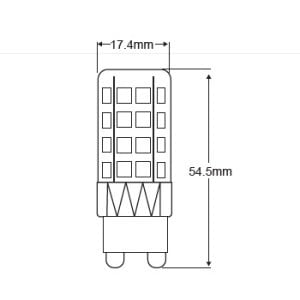 Ampul Led Kapsül Braytron G9 4W 3000K Sarı Işık Ba29-00490