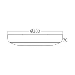ARMATÜR BRAYTRON SENSÖRLÜ TAVAN LED 20W 5CCT 5 RENK BC15-00480