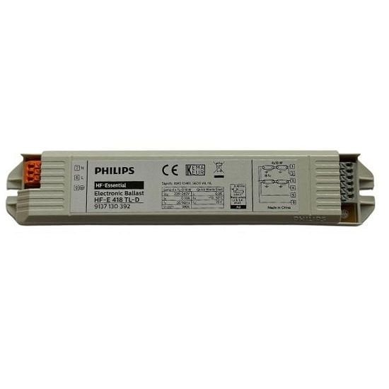 Balast Phılıps Floresan Hf-Essentıal Hf-E418Tl-D 4X18-20W T-8 Elektronik