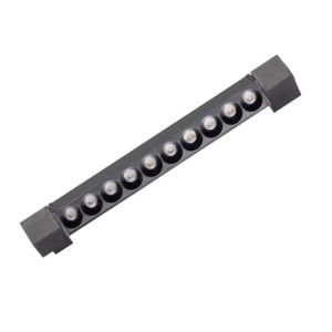 Armatür Lıneer Led Ray Spot Mercek 20W Siyah Gövde 6500K Beyaz Zmr-240/S.65
