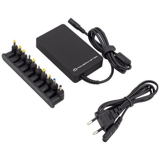 ADAPTÖR NOTEBOOK UNIVERSAL POWERMASTER PM-2607 12-20V 90W KADEMELİ SLIM KASA