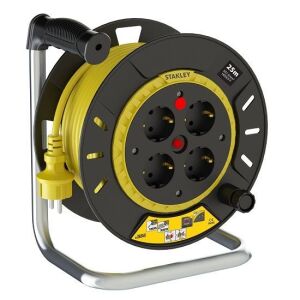 MAKARA STANLEY PLASTİK 4 PRİZLİ 25 MT 3X1,5MM KABLOLU SXECFT2QBSE