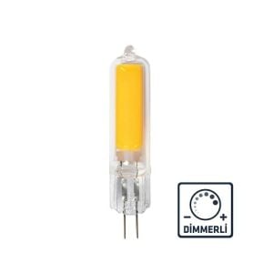 Ampul Led Kapsül Heka G4 Dim Edilebilir 220V 3W 350Lm 3000K Sarı Erd-275