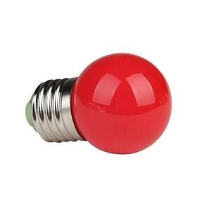 Dış Mekan Bahçe Aydınlatma Seti - 20'li E27 Duylu Zincir Işık + 1W Karışık Renkli LED Ampuller Dahil (Komple Hazır Ürün)