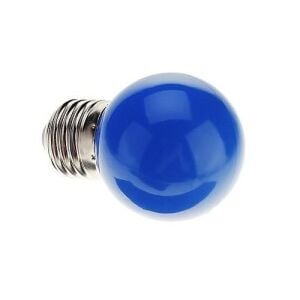 Dış Mekan Bahçe Aydınlatma Seti - 20'li E27 Duylu Zincir Işık + 1W Karışık Renkli LED Ampuller Dahil (Komple Hazır Ürün)