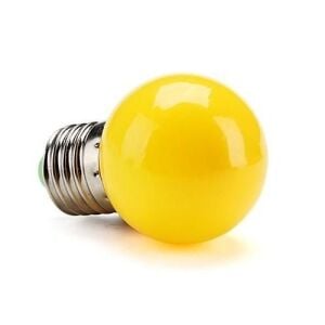 Dış Mekan Bahçe Aydınlatma Seti - 20'li E27 Duylu Zincir Işık + 1W Karışık Renkli LED Ampuller Dahil (Komple Hazır Ürün)
