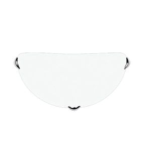 ARMATÜR NİSALUCE E1253/B APLİK ÜÇ TIRNAKLI BEYAZ 30CM 1XE27