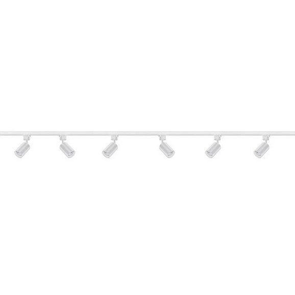 6'Lı Led Ray Spot Aydınlatma Seti 3 Metre Beyaz 6X7W (Ray Ve Ampuller Dahil)