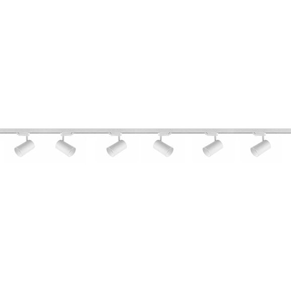 Ekonomik 3 Metre Hazır Ray Spot Seti - 6'lı GU10 Duy Beyaz