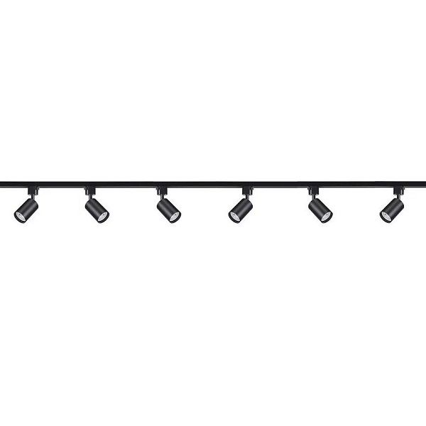 ARMATÜR RAY SETİ 3 METRE 6XSPOT-GU10 SİYAH