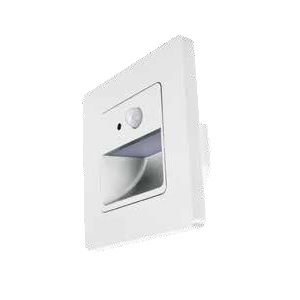 Armatür Ack Duvar Led Hareket Sensörlü 1W Beyaz Gövde 3000K Sarı Işık Ah07-00400