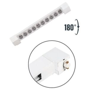 ARMATÜR RAY SETİ 1 METRE 1XLINEER-20W-MERCEK BEYAZ