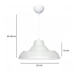 Armatür Metal Dekoratif Sarkıt Useful Beyaz