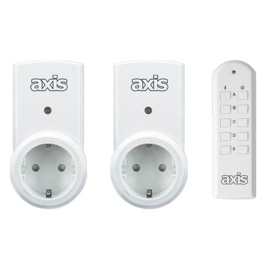 Axis Uzaktan Kumandalı Priz - İkili Paket