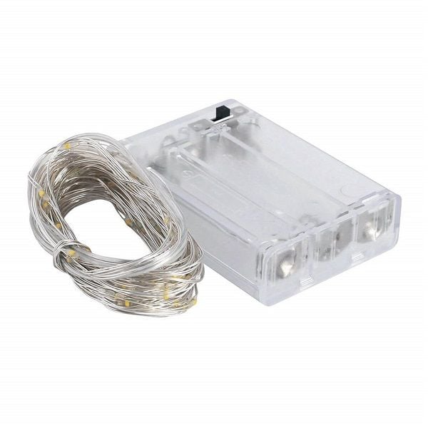 Ampul Led İp Twınklıght Pilli 3Xaa Süsleme Işığı 3 Mt Beyaz Işık 6500K