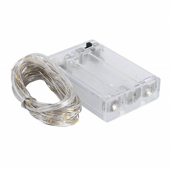 AMPUL LED İP TWINKLIGHT PİLLİ 3XAA SÜSLEME IŞIĞI 3 MT BEYAZ IŞIK 6500K
