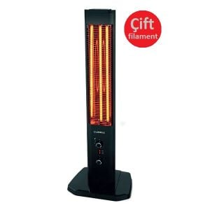 Luxell Mh-1800 Çift Filament Uzaktan Kumandalı Dikey Isıtıcı 1800W