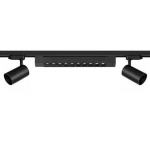 Odaklı Karma Ray Spot Seti - 1 Metre (2 Spot + 1 Mercekli Lineer) Siyah