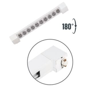 Odaklı Karma Ray Spot Seti - 2 Metre (3 Spot + 2 Mercekli Lineer) Beyaz