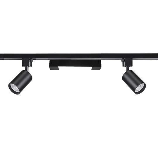 3'Lü Led Ray Spot Aydınlatma Seti 1 Metre Siyah 2X7W+1X10W (Ray Ve Ampuller Dahil)