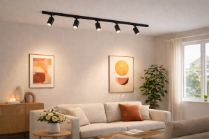 ARMATÜR RAY SETİ 2 METRE 5XSPOT-GU10 SİYAH