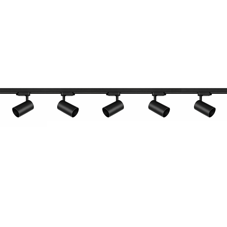 Standart Hazır Ray Spot Seti - 2 Metre 5'li GU10 Duy Siyah