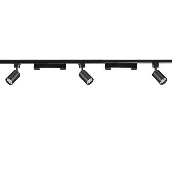5'Li Led Ray Spot Aydınlatma Seti 2 Metre Siyah 3X7W+2X10W (Ray Ve Ampuller Dahil)