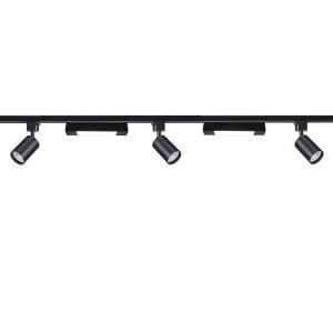 ARMATÜR RAY SETİ 2 METRE 3XSPOT-GU10 2XLINEER-10W-OPAK SİYAH