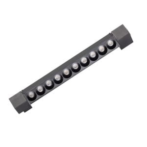 Armatür Lıneer Led Ray Spot Mercek 20W Siyah Gövde 4000K Ilık Beyaz Zmr-240/S.40
