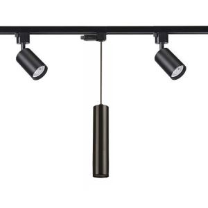 3'Lü Led Ray Spot Aydınlatma Seti 1 Metre Siyah 3X7W (Ray Ve Ampuller Dahil)