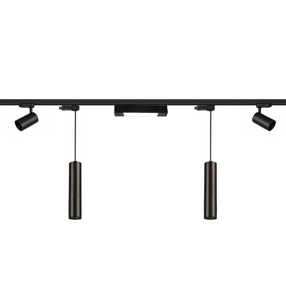 Modern Karma 2 Metre Ray Seti - (2 Spot + 2 Sarkıt + 1 Opak Lineer) Siyah