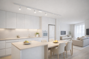 ARMATÜR RAY SETİ 3 METRE 3XSPOT-GU10 2XSARKIT-GU10 2XLINEER-10W-OPAK BEYAZ