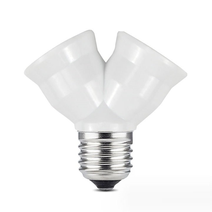 E27 duydan 2 adet E27 duya dönüştürücü